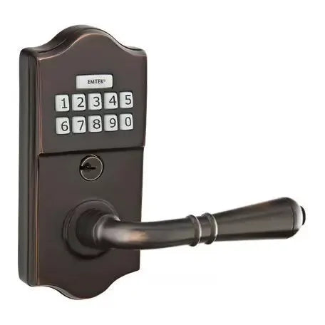 Emtek Turino Classic Lever with Electronic Keypad Lock by Emtek
