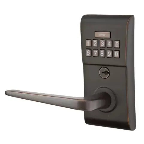 Emtek Athena Modern Lever with Electronic Keypad Lock by Emtek