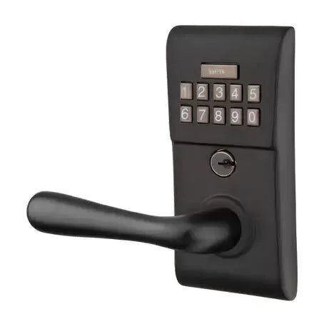 Emtek Basel Modern Lever with Electronic Keypad Lock by Emtek