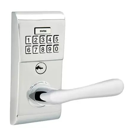 Emtek Basel Modern Lever with Electronic Keypad Lock by Emtek