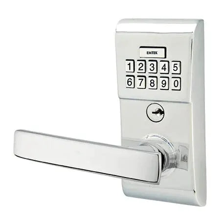 Emtek Geneva Modern Lever with Electronic Keypad Lock by Emtek