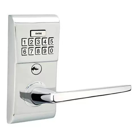 Emtek Hermes Modern Lever with Electronic Keypad Lock by Emtek