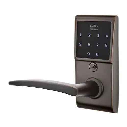 Emtek Poseidon Modern Lever with Electronic Keypad Lock by Emtek