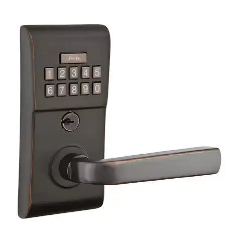 Emtek Sion Modern Lever with Electronic Keypad Lock by Emtek