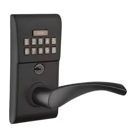 Emtek Triton Modern Lever with Electronic Keypad Lock by Emtek