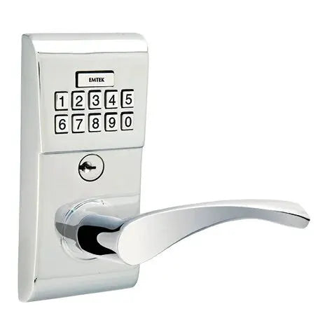 Emtek Triton Modern Lever with Electronic Keypad Lock by Emtek