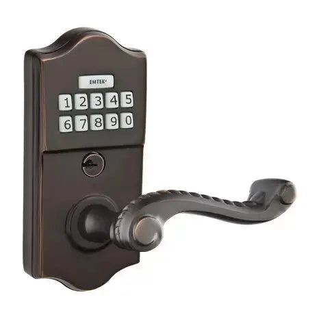 Emtek Rope Classic Lever Electronic Keypad Lock by Emtek
