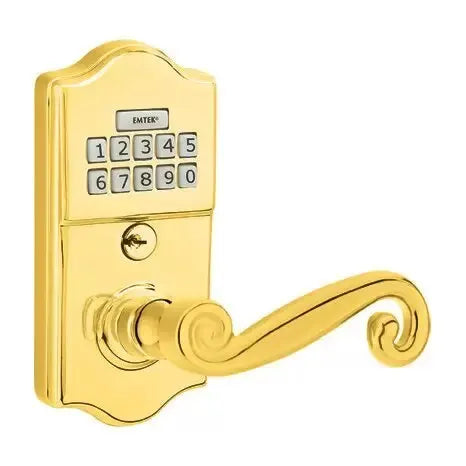 Emtek Rustic Classic Lever Electronic Keypad Lock by Emtek