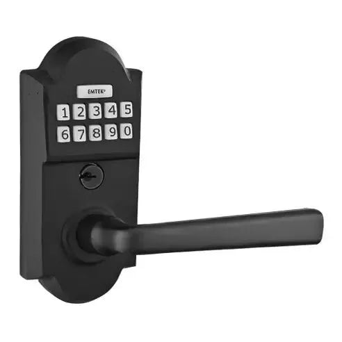 Emtek Cimarron Sandcast Bronze Lever Electronic Keypad Lock by Emtek