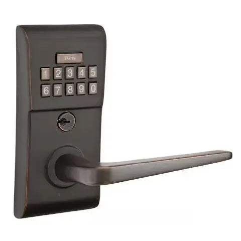 Emtek Athena Modern Lever Electronic Keypad Lock by Emtek