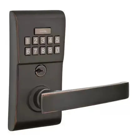 Emtek Geneva Modern Lever Electronic Keypad Lock by Emtek