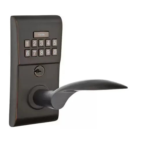 Emtek Mercury Modern Lever Electronic Keypad Lock by Emtek