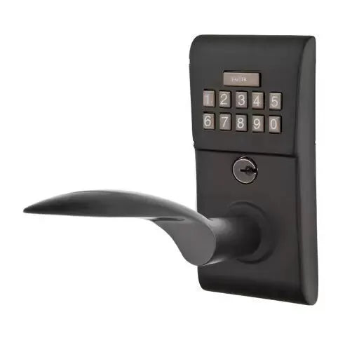 Emtek Mercury Modern Lever Electronic Keypad Lock by Emtek