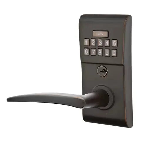 Emtek Poseidon Modern Lever Electronic Keypad Lock by Emtek