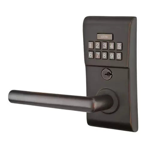 Emtek Stuttgart Modern Lever Electronic Keypad Lock by Emtek