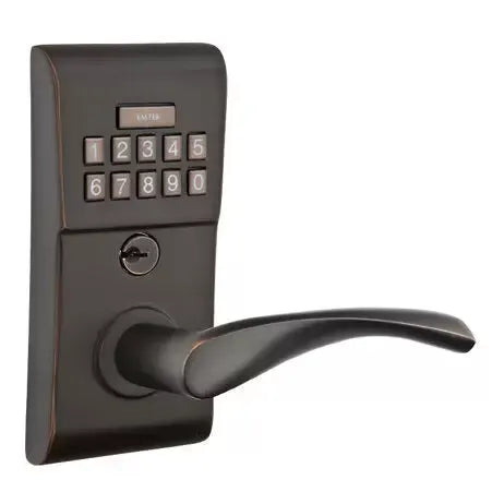 Emtek Triton Modern Lever Electronic Keypad Lock by Emtek