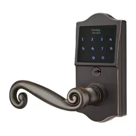 Emtek EMTouch Classic Keypad with Rustic Lever by Emtek