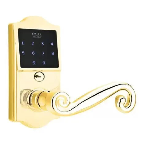 Emtek EMTouch Classic Keypad with Rustic Lever by Emtek