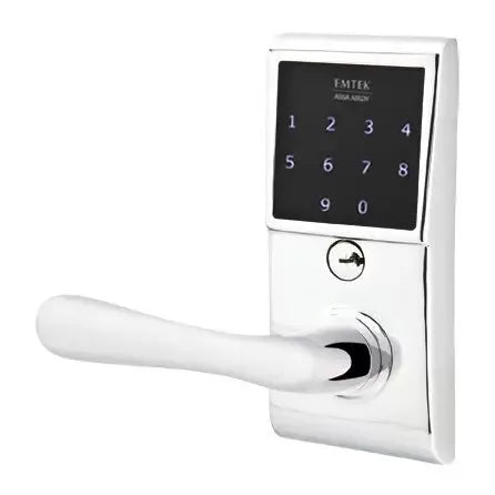 Emtek Basel Emtouch Lever with Electronic Touchscreen Lock by Emtek
