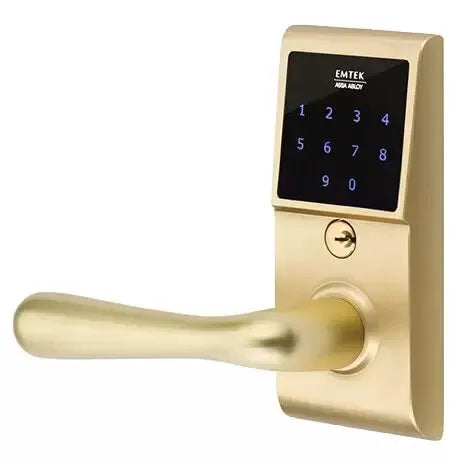 Emtek Basel Emtouch Lever with Electronic Touchscreen Lock by Emtek