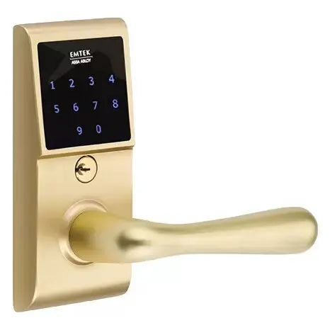 Emtek Basel Emtouch Lever with Electronic Touchscreen Lock by Emtek