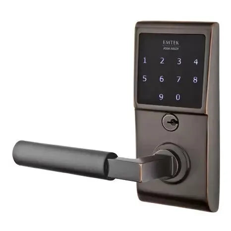 Emtek Hercules Emtouch Lever with Electronic Touchscreen Lock by Emtek