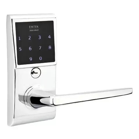 Emtek Hermes Emtouch Lever with Electronic Touchscreen Lock by Emtek