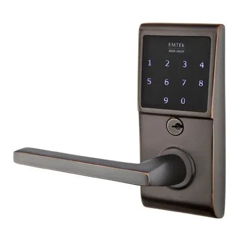 Emtek Helios Emtouch Lever with Electronic Touchscreen Lock by Emtek