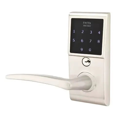 Emtek Poseidon Emtouch Lever with Electronic Touchscreen Lock by Emtek