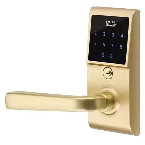 Emtek Sion Emtouch Lever with Electronic Touchscreen Lock by Emtek