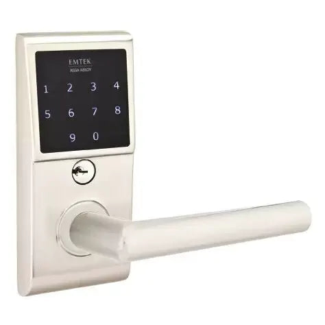 Emtek Stuttgart Emtouch Lever with Electronic Touchscreen Lock by Emtek