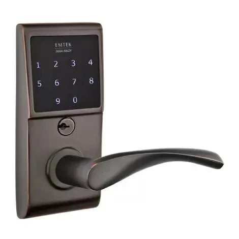 Emtek Triton Emtouch Lever with Electronic Touchscreen Lock by Emtek