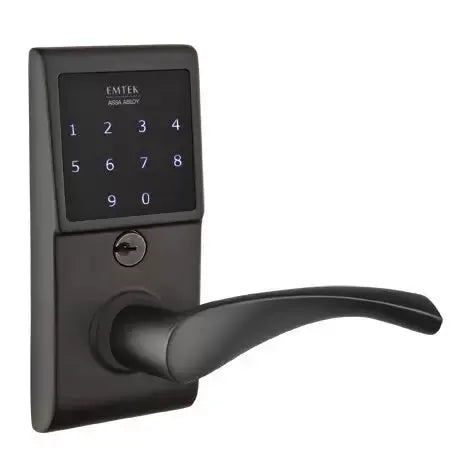 Emtek Triton Emtouch Lever with Electronic Touchscreen Lock by Emtek