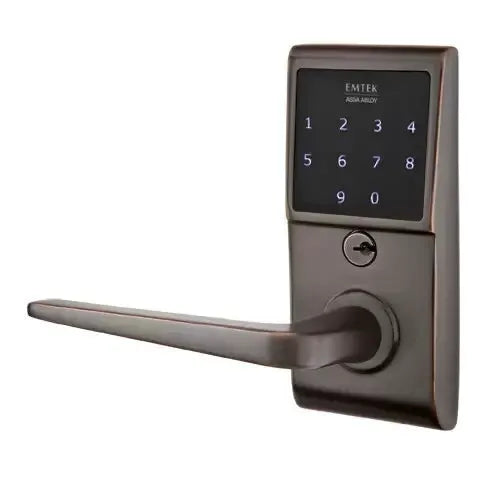 Emtek Athena Emtouch Lever with Electronic Touchscreen Lock by Emtek