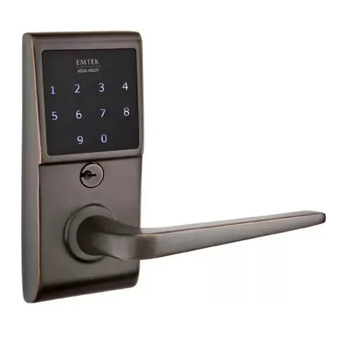 Emtek Athena Emtouch Lever with Electronic Touchscreen Lock by Emtek