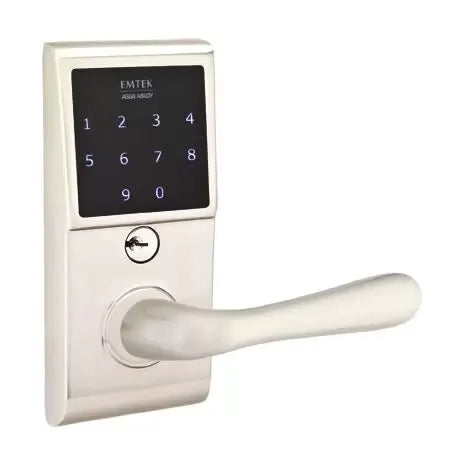 Emtek Basel Emtouch Lever with Electronic Touchscreen Lock by Emtek