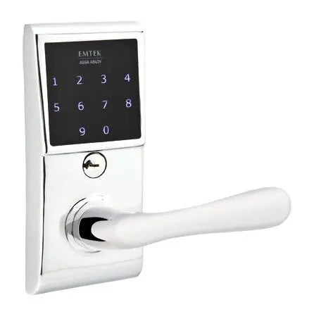 Emtek Basel Emtouch Lever with Electronic Touchscreen Lock by Emtek