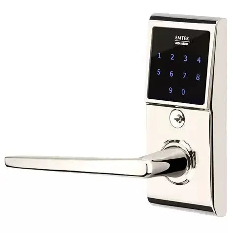 Emtek Hermes Emtouch Lever with Electronic Touchscreen Lock by Emtek