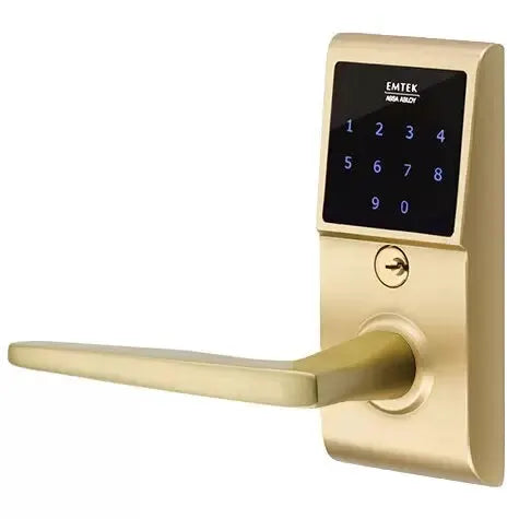 Emtek Hermes Emtouch Lever with Electronic Touchscreen Lock by Emtek