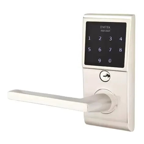 Emtek Helios Emtouch Lever with Electronic Touchscreen Lock by Emtek