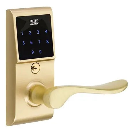 Emtek Luzern Emtouch Lever with Electronic Touchscreen Lock by Emtek