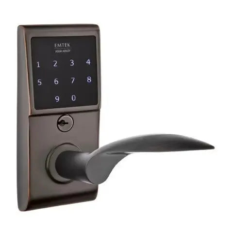Emtek Mercury Emtouch Lever with Electronic Touchscreen Lock by Emtek
