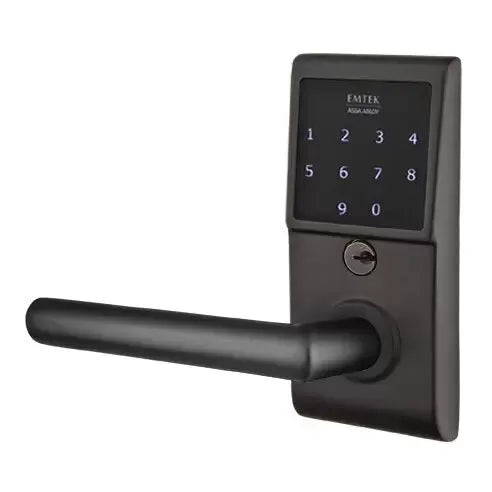 Emtek Stuttgart Emtouch Lever with Electronic Touchscreen Lock by Emtek
