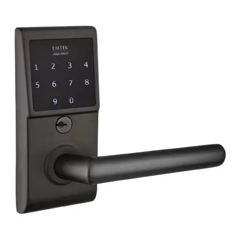 Emtek Stuttgart Emtouch Lever with Electronic Touchscreen Lock by Emtek