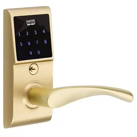 Emtek Triton Emtouch Lever with Electronic Touchscreen Lock by Emtek