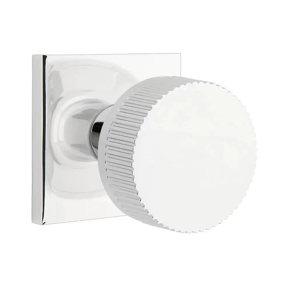 polished chrome knob