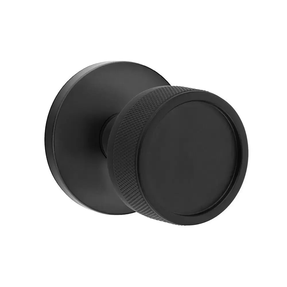 Emtek Knurled Knob with Disk Rosette and Conical Stem by Emtek