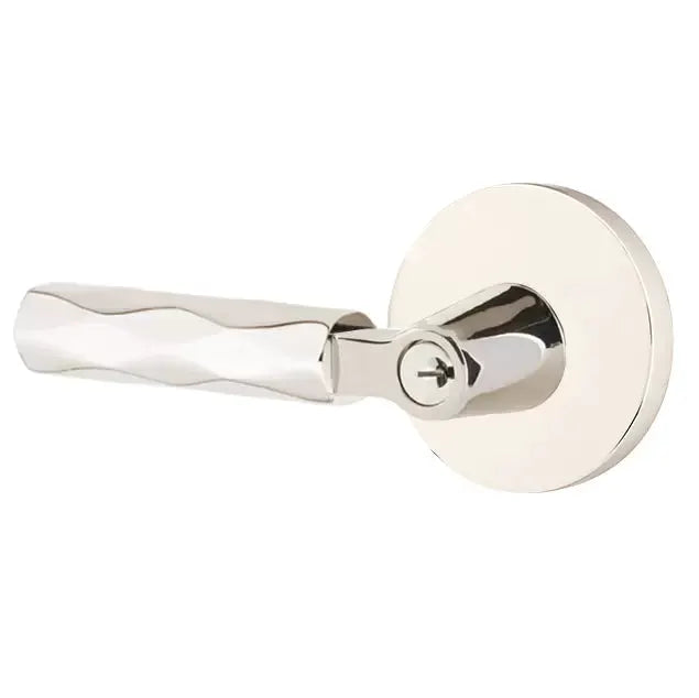 Emtek Tribeca Lever with L-Square Stem and Disc Rose by Emtek