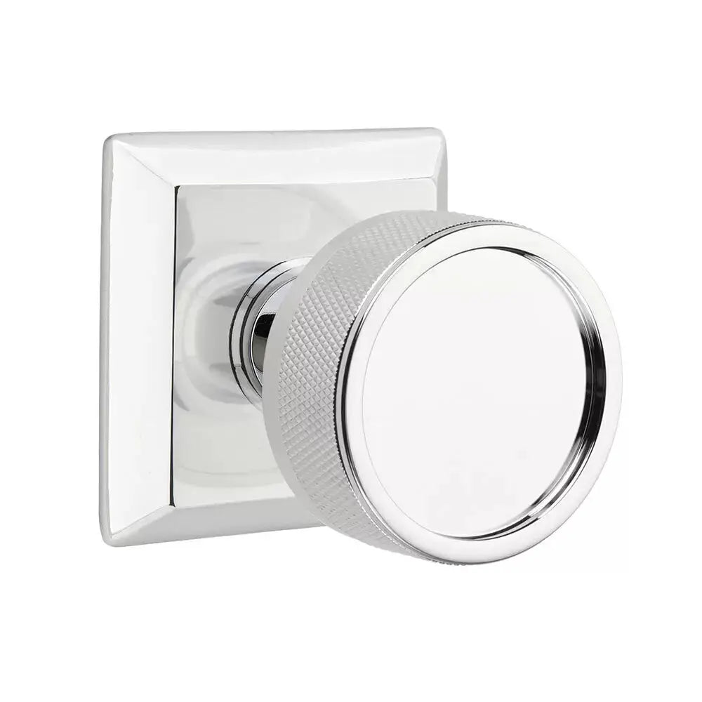 polished chrome knob