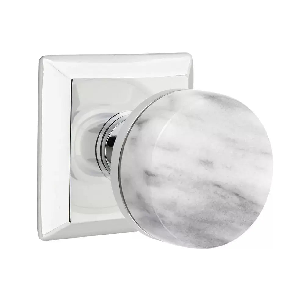 polished chrome knob